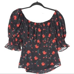 Francesca’s Collection Floral Blouse